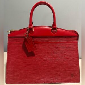 Louis Vuitton Riviera Handbag Epi Leather